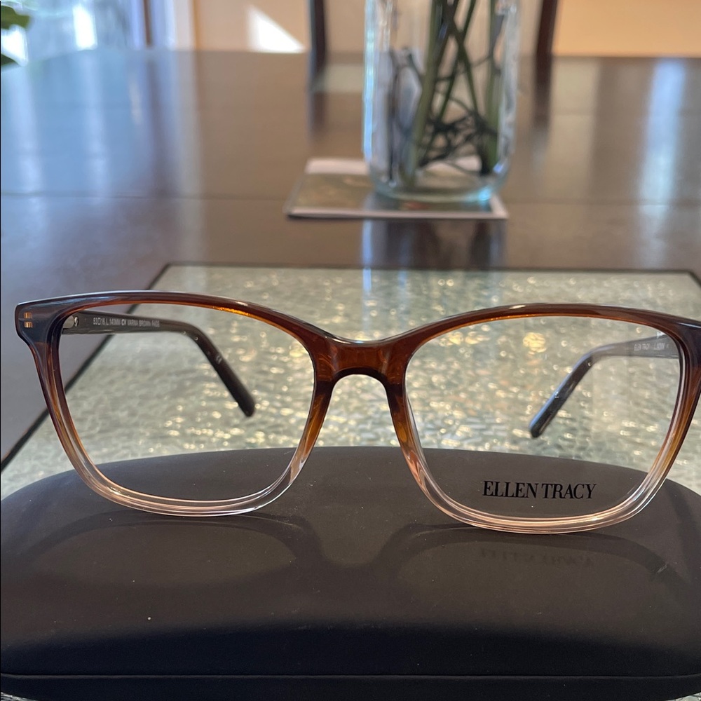 Ellen Tracy Tortoise Shell Eyeglasses
